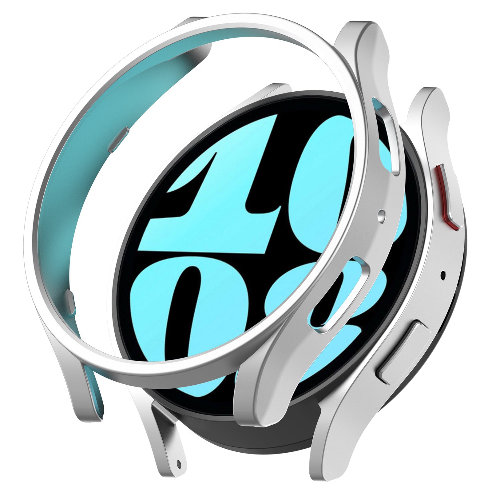 For Samsung Galaxy Watch6 44mm Protective Case Hollowed-out Hard PC Anti-Scratch Cover For Samsung Galaxy Watch6 44mm Protective Case Hollowed-out Hard PC Anti-Scratch Cover
